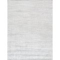 Pasargad 6 x 9 ft Slate HandLoomed Bamboo Silk  Wool Area Rug Ivory  Blue PBFE03 6x9